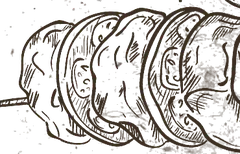 Иллюстрация: шашлычок
