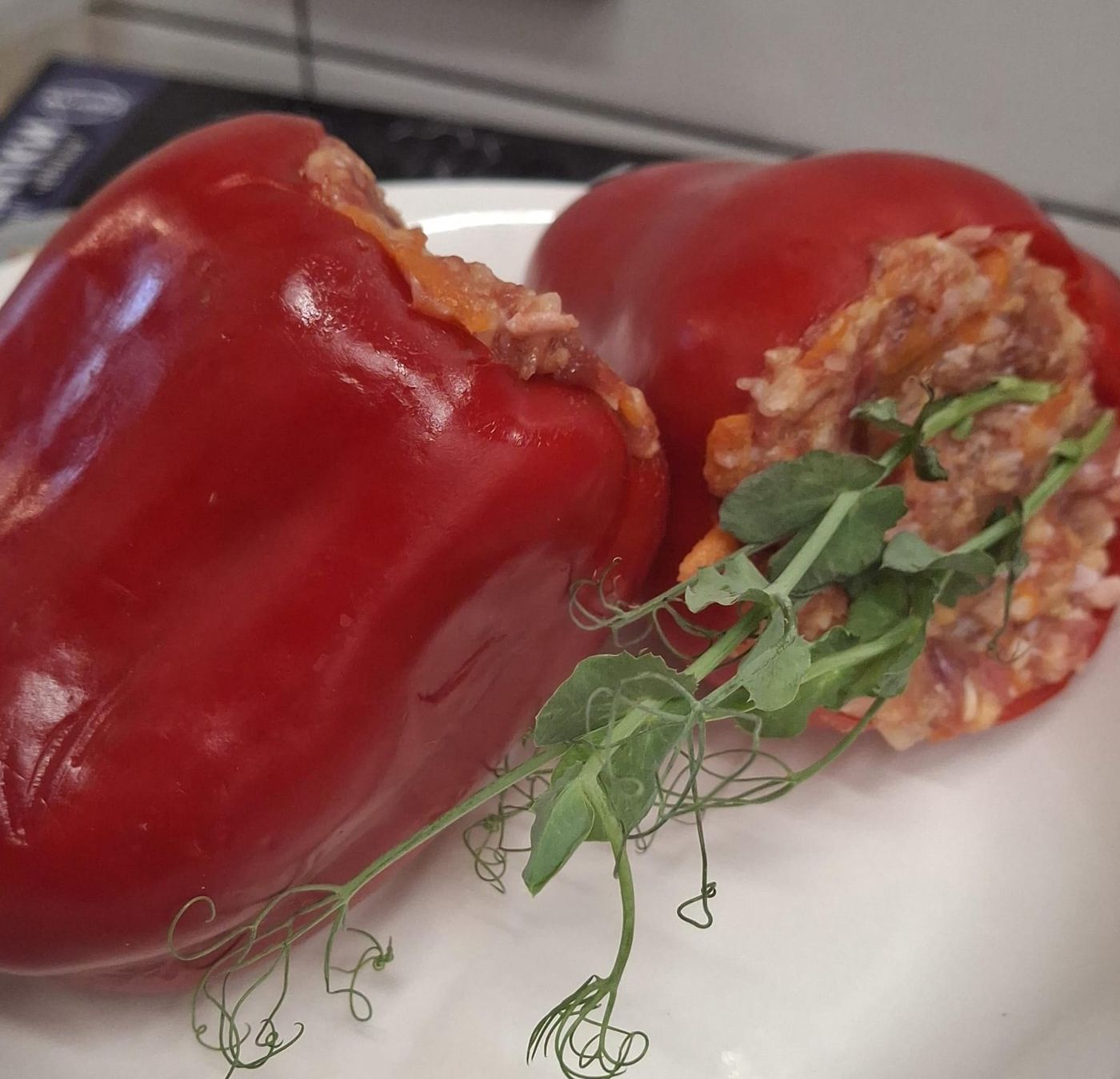 Перец, нафаршированный мясом и рисом, — домашний полуфабрикат